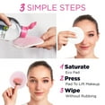 thumbnail image 2 of Garnier SkinActive Micellar Cleansing Eco Pads, Makeup Remover, Face Cleanser, Adult, 3 Count, 2 of 5