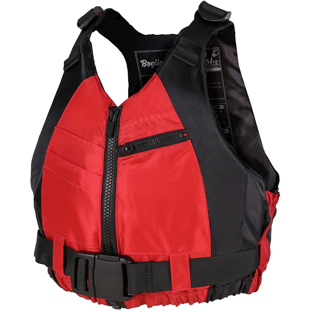 Adult Life Jacket Unisex Water Sports Fashion Zipper Safety Buoyancy Aid Vest 