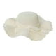 thumbnail image 2 of Sombreros de paja para mujer, sombreros para el sol, visera de moda, sombreros de protección solar bohemios, sombreros de playa Blanco, 2 of 9