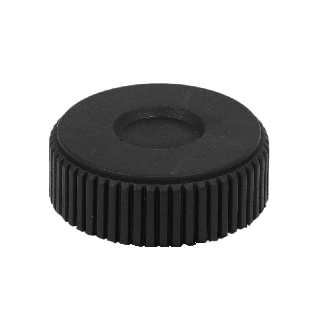 M10 Female Thread 50mm Dia Head Screw On Knurled Clamping Knob Black for Lathe