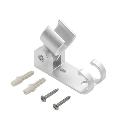 

Universal Shower Head Bathroom Aluminum Adjustable Holder Wall Bracket Mount