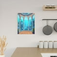thumbnail image 6 of Sikiie Underwater Aquarium Arches Print Canvas Decorative Hanging Painting, Anti-shrinkage Hanging Frame, Suitable for Home, Office Wall Decorations, 6 of 6