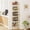 Gold, variant on 5-Tier Wine Rack Wall Mounted, Wine Racks Freestanding Floor with Fences, 50 Bottles Wine Bottle Holder Liquor Cabinet Bar Shelves for Home, Kitchen, Dining Room