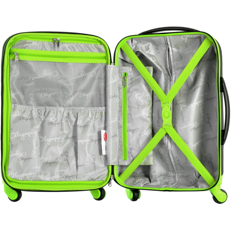 Olympia U.S.A. Apache Hard Shell 3-Piece Roller Suitcase Set with