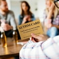thumbnail image 2 of Cancer Pass Card for Humor And Support, Black Humor Spoof Identity Card for Patients And Caregivers, Tested for Comfort And Smiles, Includes Envelope, 1-Pack, 2 of 4