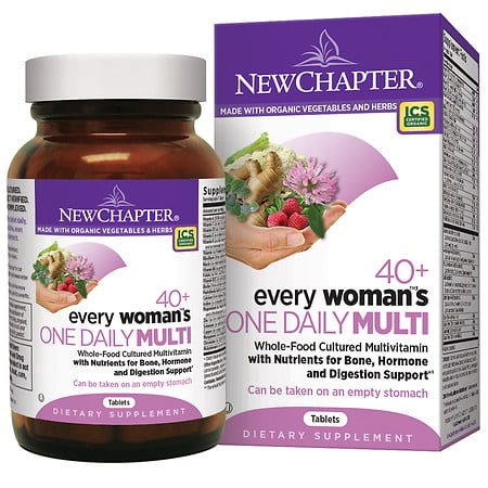 New Chapter One de chaque femme Daily Multivitamin 40+, comprimés 72,0 ea (pack de 2)