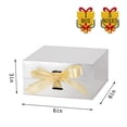 thumbnail image 3 of Cajas de regalo Skivra Small, paquete de 5 unidades, 15 x 15 x 8 cm, con cinta plateada, 3 of 6