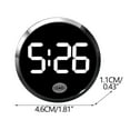 thumbnail image 5 of Digital Clock for Car, Dashboard Stick Car Clock, Stick Clock for Car Dashboard, Activated Watch with LED Display for Car, Bike, Convenient for Daily Use(Silver), 5 of 5