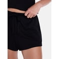 thumbnail image 5 of Joyspun Women’s Modal Blend Ribbed Sleep Shorts, 2.75'' Inseam, Sizes XS-3X, 5 of 6