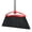 Red, variant on Heavy Duty Broom, 54-inch Adjustable Long Handle Angle Brooms Large Brooms for Sweeping Indoor and Outdoor Commercial Broom for Home Kitchen Patio Garage Porch Courtyard Classroom, White