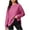 savings tops#01_Hot Pink, variant on hxobax Women's Oversized Lightweight Sweatshirt Side Split High-Low Tunic Pullover Long Sleeve Tops