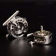 thumbnail image 2 of Fly Fishing Reel Right Handed Aluminum Alloy Smooth Ice Fishing Reels Fly Reels Fishing Accessories, 2 of 6