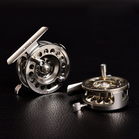 Fly Fishing Reel Right Handed Aluminum Alloy Smooth Rock Ice Fishing Reels Fly Reels Fishing (Best Fly Reels For The Money)
