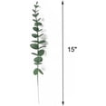 thumbnail image 3 of 5 piezas de hojas de eucalipto artificiales, hojas de eucalipto, para fiestas, bodas, decoración de jardines, vegetación Ormromra WRQX-220, 3 of 7