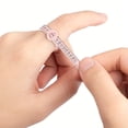 thumbnail image 3 of 1pc Ring Sizer 1-17 USA Measuring Tool Reusable Finger Size Gauge Jewelry Sizing Tool Rings Size Measuring Tool (Pink), 3 of 5