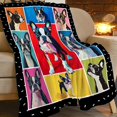 thumbnail image 5 of Boston Terrier Blanket, Dog Blanket, Boston Terrier Gifts, Pet Dog Stuff Fleece Flannel Plush for Women Men men Women Lover Adults Soft Bedding for Sofa Bed Office Home Decor 80"X60", 5 of 8