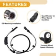 thumbnail image 4 of Unique Bargains ABS Wheel Speed Sensor No.9C2Z2C190A Rear Right ABS Sensor Anti-lock Braking System Sensor for Ford E-150 E-250 2009-2010, 4 of 7