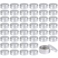 thumbnail image 1 of Latas redondas de metal para velas vacías de aluminio, 120 ml (paquete de 45), 1 of 7