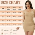 thumbnail image 7 of ANYFIT WEAR Plus Size Shapewear Slip Dress for Women Under Dress Tummy Control Slip Dress Body Shaper Cami Dress, 7 of 7