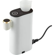 Mini Instant Hot Water Dispenser 1500W,Portable Top Loading Bottled/Bucket Water Cooler Dispenser with 5 Temperature Settings LED Screen for Travel Hotel Office Dorm White