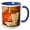 Blue/White, variant on 3drose, Oregon, Owyhee River Valley. Morrisonite Jasper - Us38 Bja0729 - Jaynes Gallery, 11oz Magic Transforming Mug