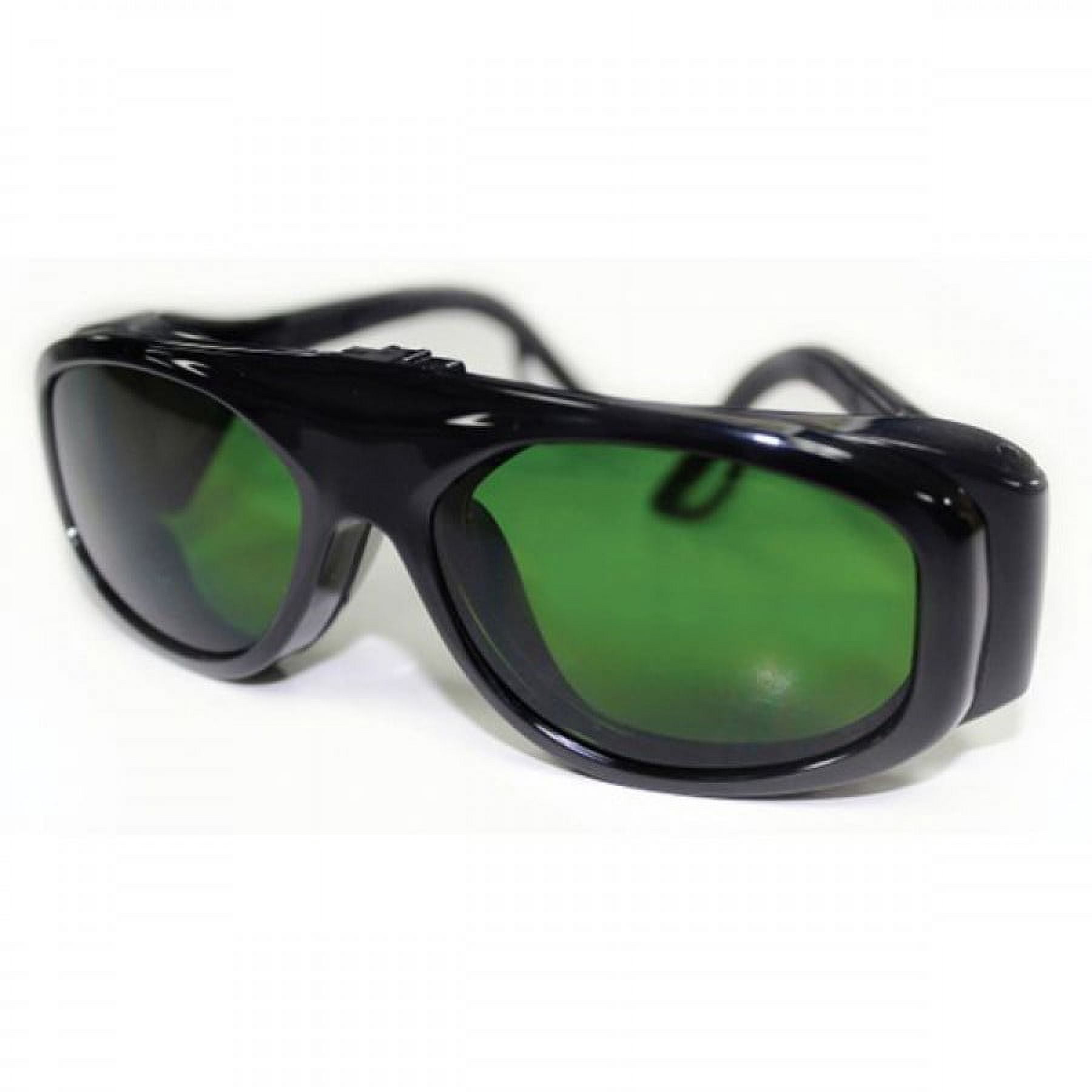 Sellstrom Safety Glasses - X35 Series - Clear Lens -Black Frame - Hard Coated - With Shade 5 IR Flip Lens