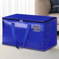 thumbnail image 4 of Yibooy 90L Moving Bags Space Saving Storage Packing Bags Moving Supplies (Blue), 4 of 6