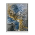 thumbnail image 4 of Stupell Industries Coastal Shore Inspired Abstract Design Blue Gray Black Framed, 16 x 20, Design by Irena Orlov, 4 of 5
