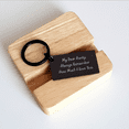 thumbnail image 2 of Aunty Gifts from Men, Inspirational Keychain for Mother's Day - 'My Dear Aunty. Always Remember How Much I Love You.' Engraved on Stainless Steel, 2 of 4