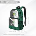thumbnail image 6 of SEANATIVE Kids Clear Backpacks Transparent Bookbag See Through School Bag Daypack PVC Backpack Clear Bag for Stadium Events College Concerts Sport Work, Cartoon Boy Soccer Green, 6 of 7