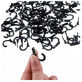 thumbnail image 3 of Kit 100pcs Mini Gancho  Bloosom Perchero Pared, Organizador Llaves Gancho Negro, 3 of 4