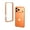 Orange, variant on Metal Bumper Phone Case For iPhone 17 Pro,Slim Metal Frame Backless Fast Heat Dissipation,Ultra Slim Shockprood Anti-fall Protection,No Back Design,Rugged Thin Fit Phone Case,Orange