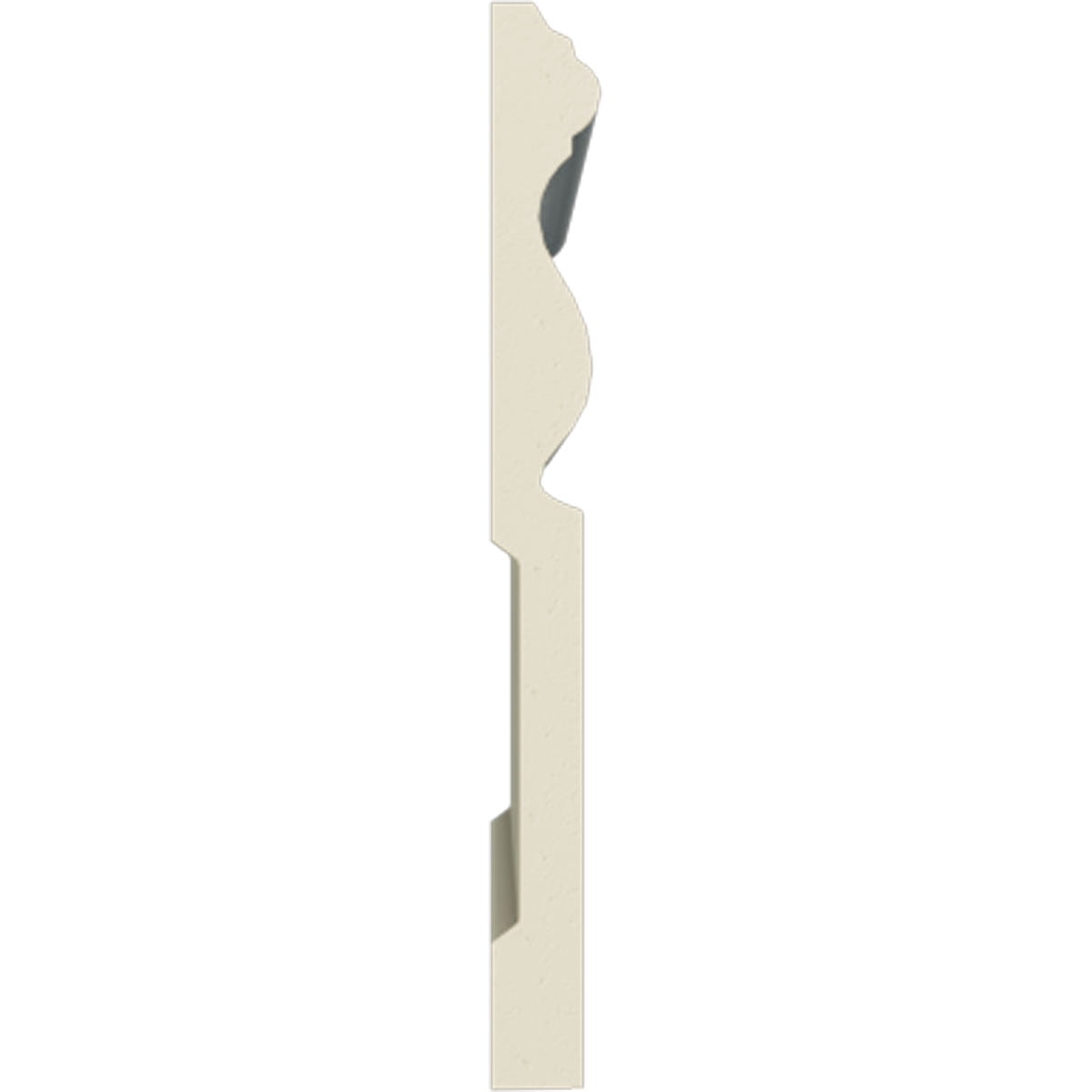 Ekena Millwork 4 3/4"H x 1/2"P x 94 1/2"L Bradford Baseboard Moulding (8-Pack)