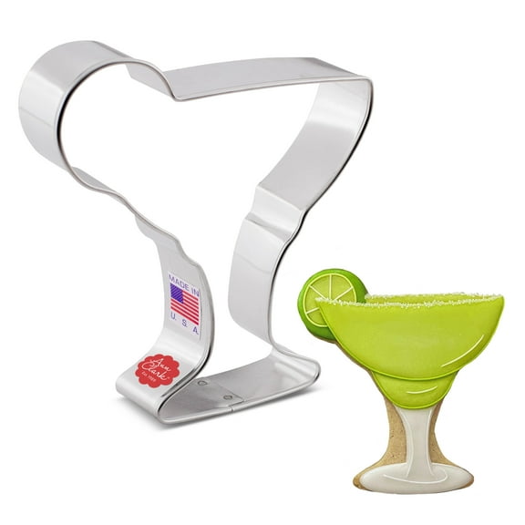 Ann Clark Margarita Glass Cookie Cutter 4.25", Made in USA