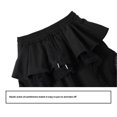 thumbnail image 3 of Pantalones cargo holgados y holgados for mujer, pantalones largos de cintura alta con retales de encaje y cierre de cordón, 3 of 7