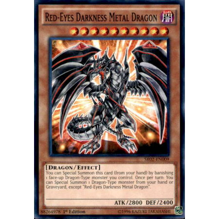 YuGiOh Rise of the True Dragons Structure Deck Red-Eyes Darkness Metal Dragon