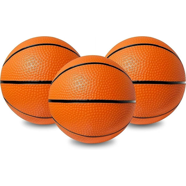 HLONK 5” Mini Basketball Balls for Mini Hoop Basketball or Over The Door Basketball Hoop Games | PVC