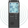 thumbnail image 1 of HLONK 32G Voice Recorder R01 Digital Voice Activated Recorder - Sound Audio Dictaphone Double Sensitive Microphone A-B Repeat Mini Lecture Recorder, 1 of 14