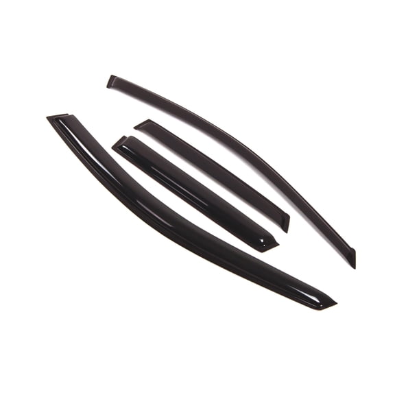 Tuningpros WD2-003 Outside Mount Window Visor Deflector Rain Guard Dark Smoke 4 Pcs Set For 2007-2012 Acura RDX
