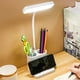 thumbnail image 5 of Lámpara de escritorio, protección para el los ojos lámpara de escritorio regulable lámparas de escrititorio liderado con soporte para telefono con bolírafo luz de mesa, 5 of 7