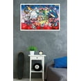 thumbnail image 2 of Pokémon - Mega Evolutions Wall Poster, 22.375" x 34", Framed, 2 of 2