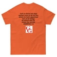 thumbnail image 2 of Love is in the Heir Unisex classic tee (Orange, S), 2 of 2
