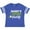 Football Blue and White, variant on Daddy's Little Caddy with Golf Club and Ball Boys or Girls Toddler T-Shirt