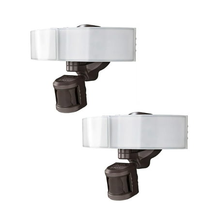 

Defiant 270 Degree BRONZE LED Bluetooth Motion Outdoor Security Light 8 H (2 PACK)