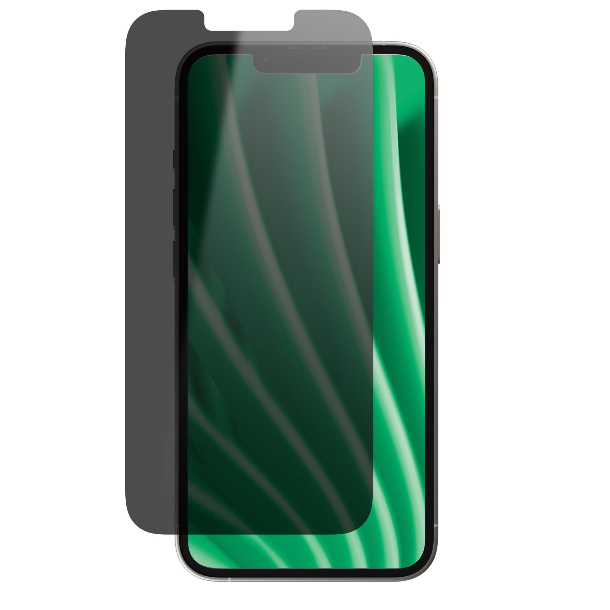onn Privacy Glass Screen Protector for iPhone 14 Plus/13 Pro Max, Made with Durable Glass by Corning, with Easy Application Tray