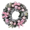 thumbnail image 2 of Corona navideña artificial, decoración para fiestas, centros de mesa, adorno floral 40 cm de diámetro, 2 of 9