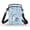 Cute Ghost Gift, variant on FUIALDOLG Dinosaur Skeleton Cellphone Purse, Polyester 2 Layer Cross Body Side Case with Crossbody Strap for Yoga and Travel