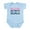 Sky Blue, variant on - Miami Beach Infant Bodysuit - Baby Light Bodysuit, Size Newborn - 24 Months