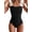 Black&white, variant on Women's One Piece Swimsuit Square Neck Tummy Control Bathing Suit Ruched Retro Modest Full Coverage Swimwear, Size Down Recommended