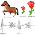 Kentucky Derby 126 Pcs Horse Racing Balloons Garland Kit Theme Party